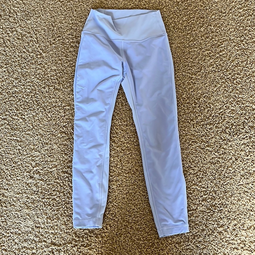 Light blue lululemon align leggings